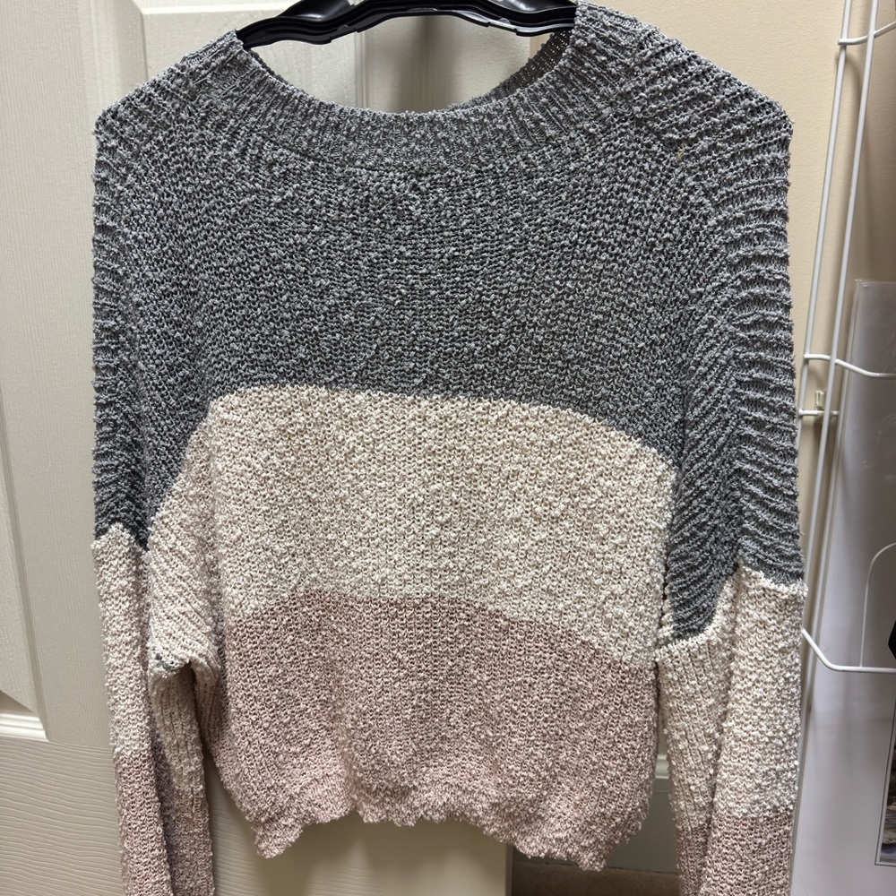 Colorblock Knit Sweater